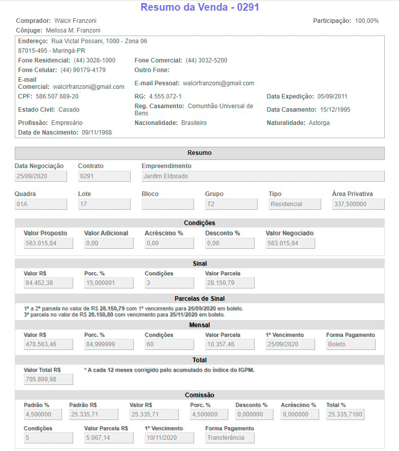 Tela: Modelos de documentos